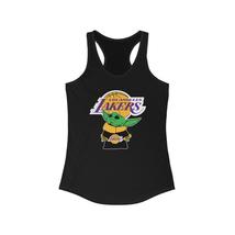 Baby Yoda-Los Angeles Lakers Racerback Tank Top Shirt-Fitness Tank Top-W... - $18.66