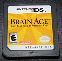 Nintendo DS - BRAIN AGE Train Your Brain in Minutes a Day! (Game Only) - £11.99 GBP