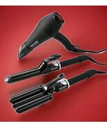Limited Edition! Babyliss Pro Porcelain Ceramic Set Hair Dryer Waver Cur... - $142.50