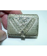 Antique/Vintage Handmade Hand-Hammered Silver Tabac Tobacco Case Box, W ... - $1,802.17 MXN