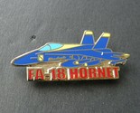 BLUE ANGELS HORNET FA-18 LAPEL HAT PIN NAVY USN BADGE 1.5 INCHES  - $5.74