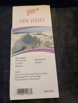 AAA NEW JERSEY State Travel Road Map 4/06-7/07 - $169.16 MXN