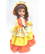 Uneeda Agatha Doll, 1960s - 1970s, 15" Display Doll Old Fashion Girl - $22.00