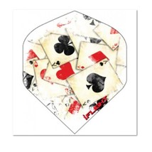 iFLIGHT - 5 Sets Of 3 - &quot;All Aces&quot; Standard Size 100 Micron Dart Flights - £6.35 GBP