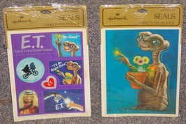 Vintage 1982 Hallmark Universal Studios ET Sticker Seals New In The Packages - £39.50 GBP
