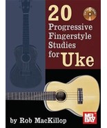 20 Progressive Fingerstyle Studies for Uke/Book/CD Set/TAB - £10.40 GBP