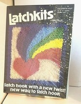 Kristy Kits BETTY WILKINSON Latchkits #207 RAINBOW HEART 12&quot; x 12&quot; Seale... - £23.25 GBP