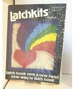 Kristy Kits BETTY WILKINSON Latchkits #207 RAINBOW HEART 12&quot; x 12&quot; Seale... - £23.35 GBP