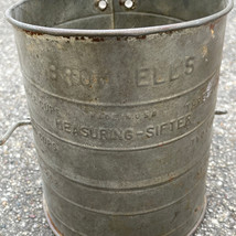 Vintage Bromwell&#39;s Three Cup Measuring Flour Sifter Made in USA - £10.77 GBP