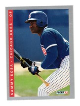 1993 Fleer #27 Sammy Sosa Chicago Cubs - £2.32 GBP