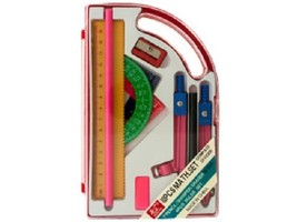 Math Set with Carrying Case - $6.97