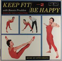 Bonnie Prudden Keep Fit Be Happy 2 Vtg Physical Fitness Record Album Otto Cesana - £15.41 GBP