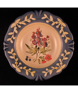 Flora Blossom Decorative Plate Porcelain 8 7/8&quot; Pamela Gladding Made in ... - £19.65 GBP