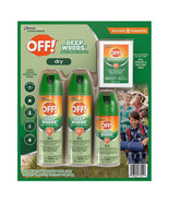 OFF! Deep Woods Insect Repellent VIII Dry Long Lasting Spray &amp; 8 Towelet... - $26.72