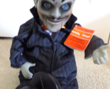 Spooky Village Sound Activated Animated Talking Creepy Ventriloquist Doll - £30.93 GBP