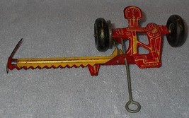 Marx Tin Litho Farm Toy Field Mower ca 1950 - $39.95