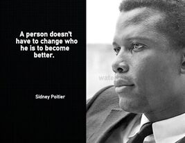 SIDNEY POITIER INSPIRATIONAL MOTIVATION TRIBUTE QUOTE PHOTO A PERSON DOS... - $5.58+