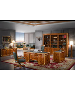Exquisite Executive Desk – Handcrafted Luxury with Gold Detailing - $7,149.30 CAD