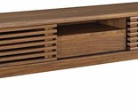 Mid-Century Modern Low Profile 59 Inch Tv Stand In Walnut By Modway Render. - $223.97