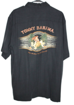 Tommy Bahama Men&#39;s Hawaiian Shirt Navy &quot;Just Another Day in Paradise&quot; Sz... - $45.00
