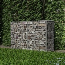 vidaXL Galvanized Steel Gabion Basket 59x19x39 inches - Heavy Duty, Durable - $2,738.03 MXN