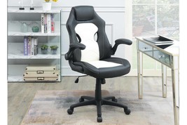 Comfort Chair Relax Gaming Office Chair Work Black And White Color - $205.92