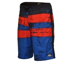 quiksilver men&#39;s guys cypher FLOORED YOUNG GUNS RED boardshorts new size 30 - £31.26 GBP