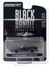 Greenlight GL28030-C - 1/64 Black Bandit Series 23 - 1970 Dodge Challenger Conve - £14.07 GBP