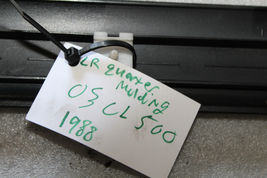 2003-2006 w215 MERCEDES CL500 CL55 CL600 DRIVER LEFT QUARTER CENTER MOLDING 1988 image 8