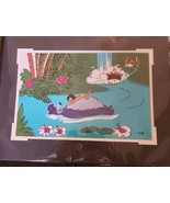 Art of Disney Parks The Jungle Cruise Print Will Gay Baloo Mowgli &#39;Jungl... - $1,104.48 MXN