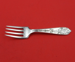 Nursery Rhyme by Unknown Sterling Silver Baby Fork &quot;Little Boy Blue&quot; 4 1/8&quot; - £53.75 GBP