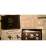 1993 US Mint Premier Silver Proof Set JFK 50 Wash 25 Roos 10 Jeff 05 &amp; L... - $65.00