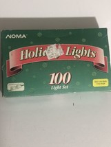 Noma Holiday Lights 100 Set Christmas Multi Colored XM1 - £11.86 GBP