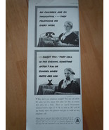 Vintage Bell Telephone Systems Old Lady Print Magazine Advertisements 1937 - $9.99