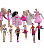 Vintage 90s &amp; 2000s McDonalds Barbie Happy Meal Toys Mini Dolls Lot of 12 - £17.51 GBP