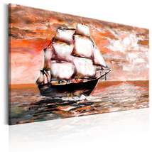 Tiptophomedecor Stretched Canvas Landscape Art - Sea Odyssey - Stretched &amp; Frame - £79.92 GBP+