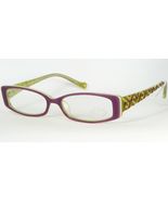 COCO SONG CANTON EVENING 4 LAVENDER /WHITE /LIME EYEGLASSES GLASSES 50-1... - $351.21 CAD