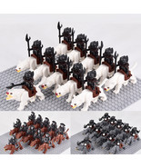 22PCS Lord Of The Rings The Hobbit Uruk-hai Wolf riding Army Minifigures MOC Toy - $32.99