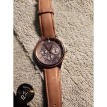 Fossil BQ3170 Abilene Women’s Watch Calendar Dial Tan Leather Strap - $21.03