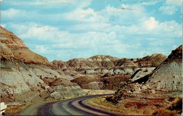 Driving Through the Badlands of Montana on Highway 10 Postcard PC84 - £3.92 GBP
