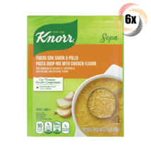 6x Packets Knorr Sopa Fideos Con Sabor A Pollo Chicken Noodle Soup Mix |... - £14.15 GBP