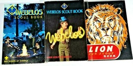 Lot (3) Vintage Bsa Handbooks: Cub Scout Book / Webelos - £9.91 GBP