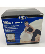 Athletic Body Ball With Pump 65cm / 25.6” And Easy To Use Wall Chart New... - £19.63 GBP
