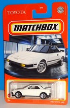 Matchbox 2021 Release #14 1984 Toyota MR2 White Lights Down Right Hand Drive - $4.00