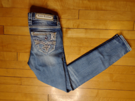 Rock Revival &quot;Ysobel&quot; Mid-Rise Bootcut Blue Jeans Women&#39;s Sz 26 - £31.26 GBP