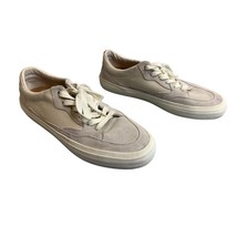 Arbor Mens Size 10.5 Lace Tie Up Sneaker Shoes Suede Beige flat - $39.59