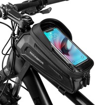 Rockbros Bike Phone Front Frame Bag Waterproof Bicycle Phone Mount Bag Hard - £30.80 GBP