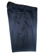 Men&#39;s Black Dockers 100% Cotton Flat Front Pants Slacks Sz: 44&quot; W x 32&quot; I - $307.84 MXN