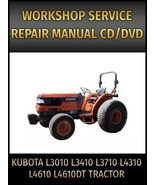 Kubota L3010 L3410 L3710 L4310 L4610 L4610DT Tractor Service Repair Manu... - $441.57 MXN
