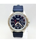 FOSSIL CH3062 Blue Silicone Band Chronograph Dial Men Watch - £97.34 GBP
